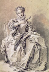 Woman in Spanish Costume